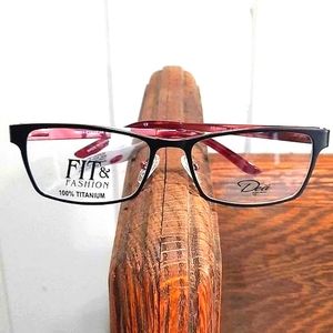 NEW TITANIUM Eyeglass Frame Rx'able, 55 17 135, glasses, hypoallergenic women's
